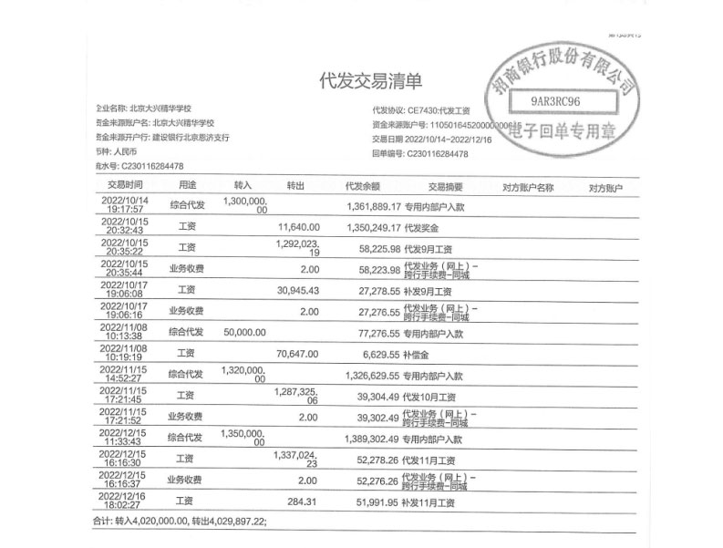 审计报告